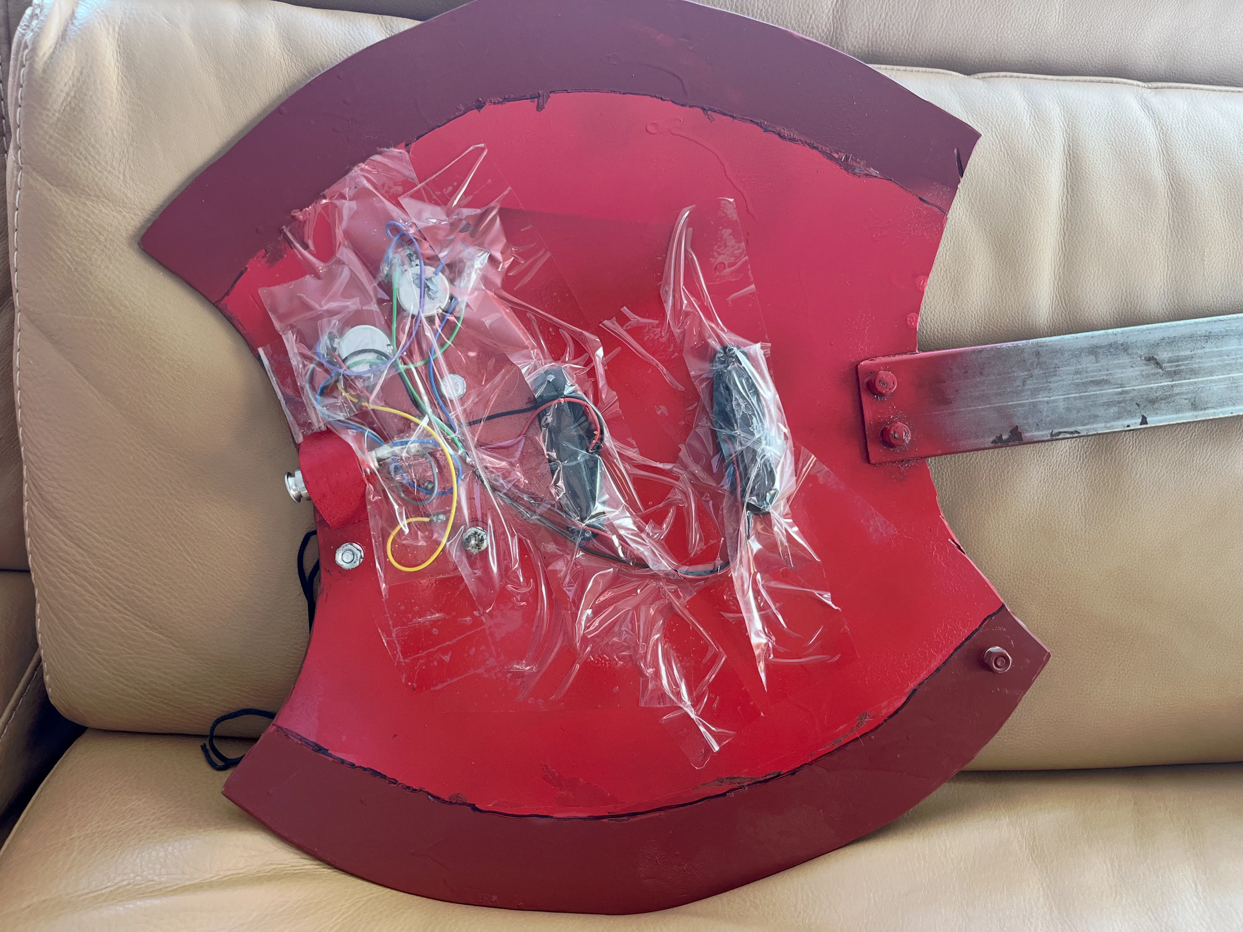 Marceline's guitar - back Barceline Back